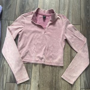 Pink wild fable long sleeve shirt size M